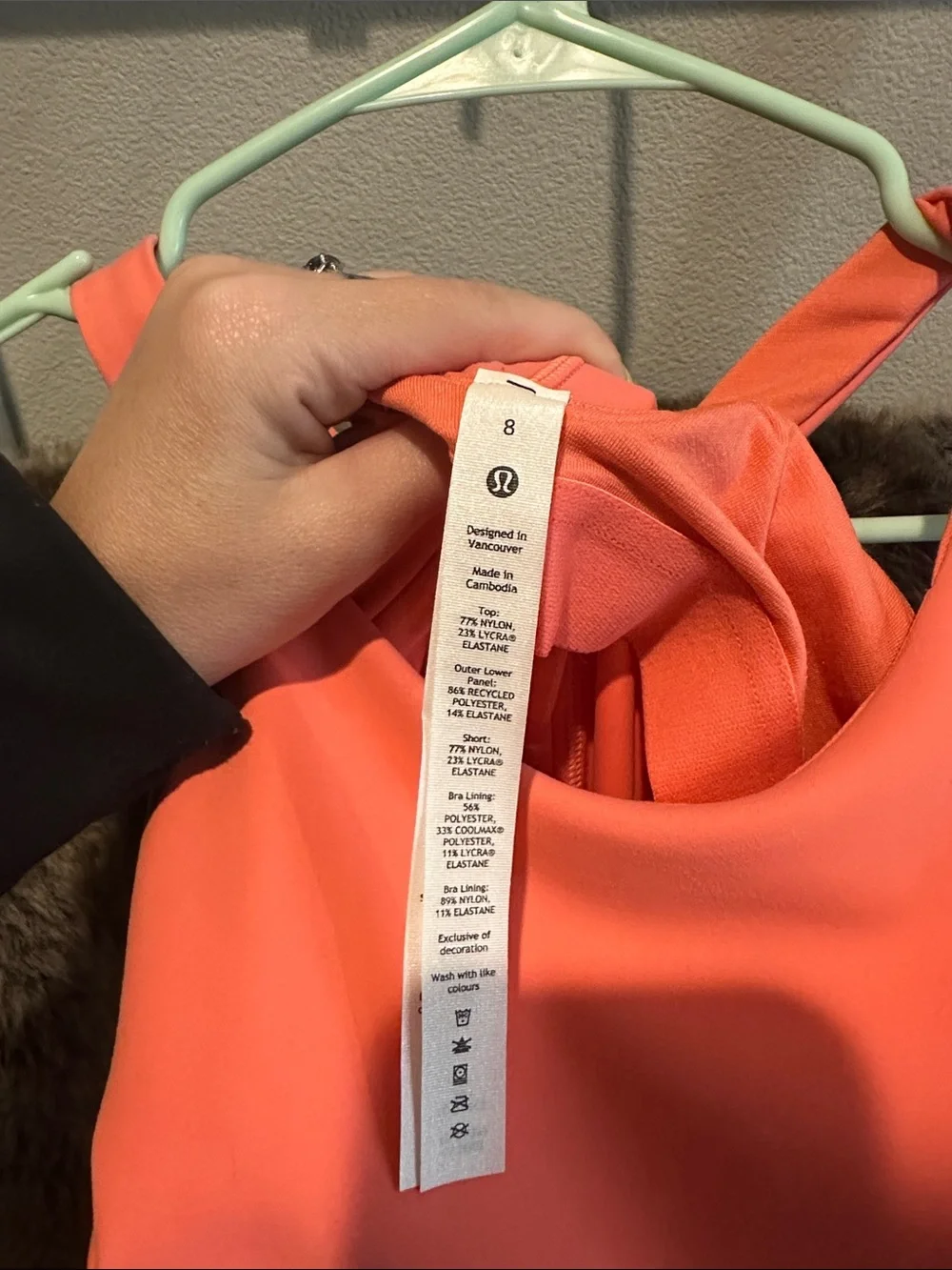 lululemon athletica Coral-Pink Sleeveless Fit-and-Flare Dress - Picture 3 of 9